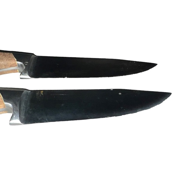 Schmidt Brothers Bonded Teak, 2-Piece Jumbo Steak Knife Set - Picture 8 of 12